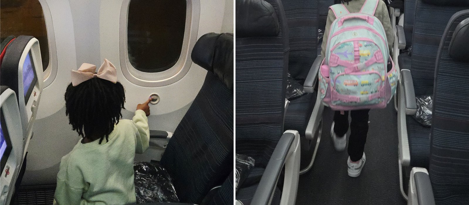 How I get my kids to sleep on a plane in economy