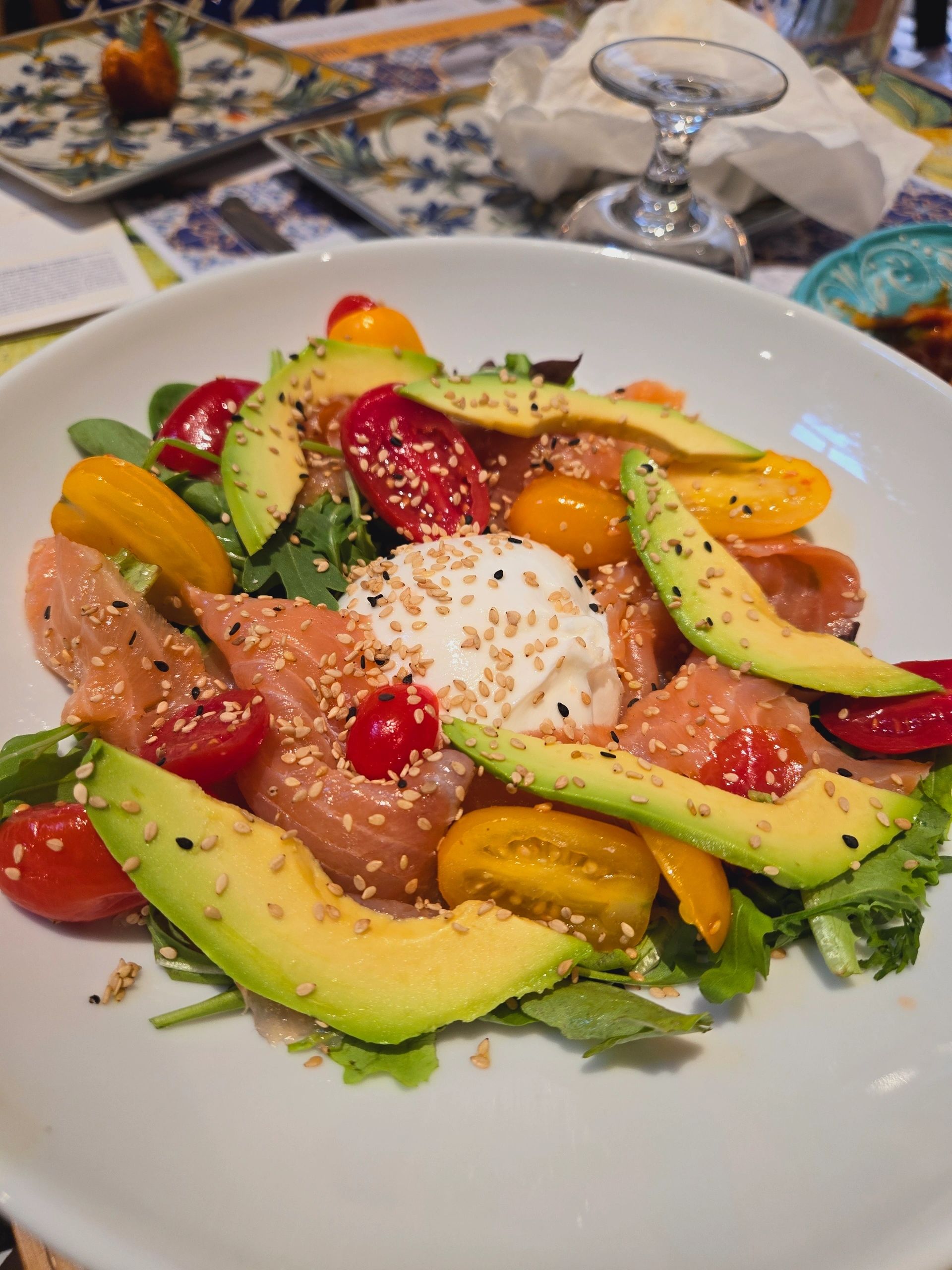 Salad in Rome Italy
